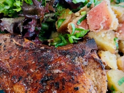 Easy Weeknight Dinner: Pork Chops and Ramp&nbsp;Potatoes