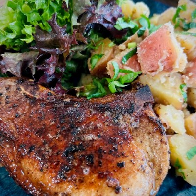 Easy Weeknight Dinner: Pork Chops and Ramp&nbsp;Potatoes