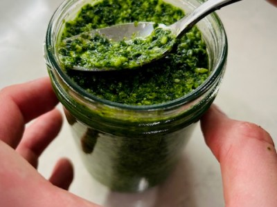 Quick and Easy Wild Ramp Pesto&nbsp;Recipe
